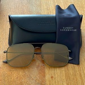 Sunday some wear Andy sunglasses